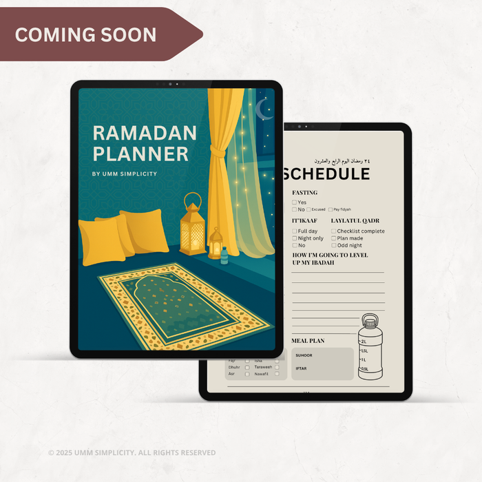 Digital Ramadan Planner
