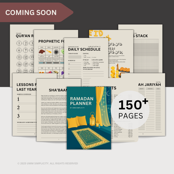 Digital Ramadan Planner