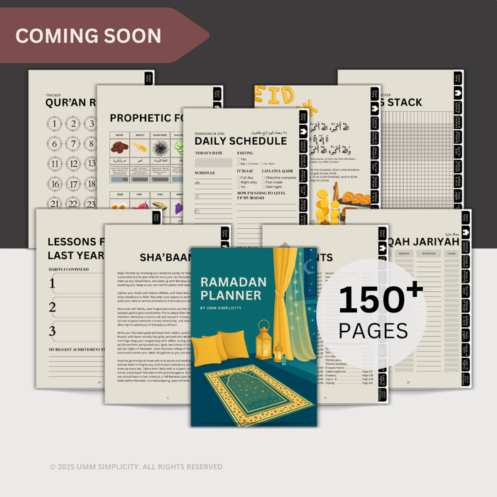Digital Ramadan Planner