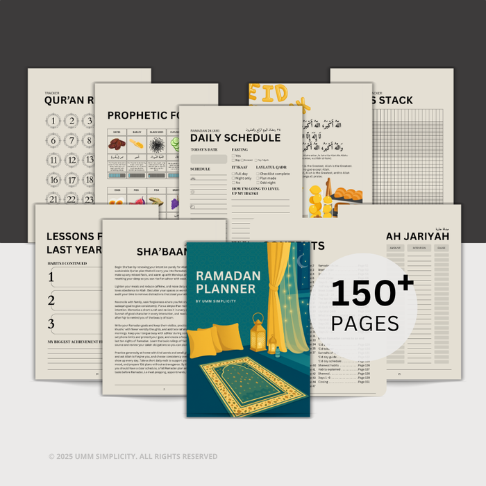 Digital Ramadan Planner