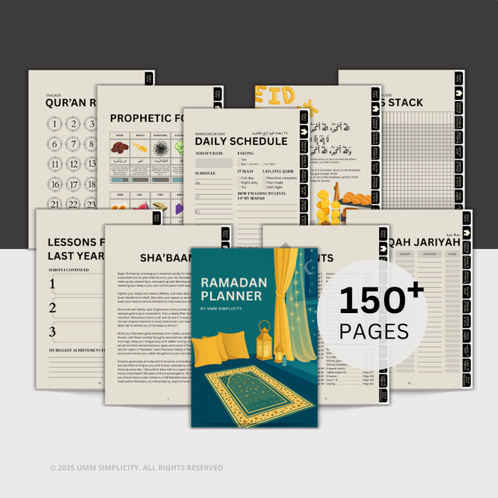 Digital Ramadan Planner